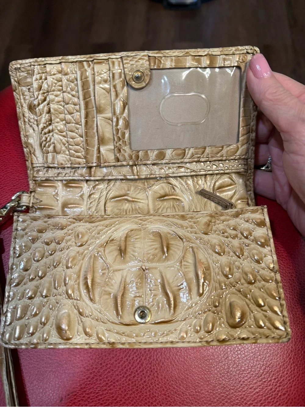 Brahmin clutch Wristlet wallet. She’s perfect.